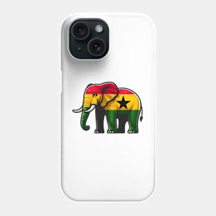 Ghana Flag Elephant Phone Case