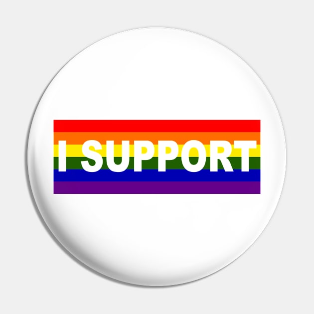 LGBTQ Support Pin by Mia Valley