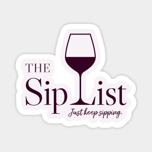 Sip List Tee Magnet