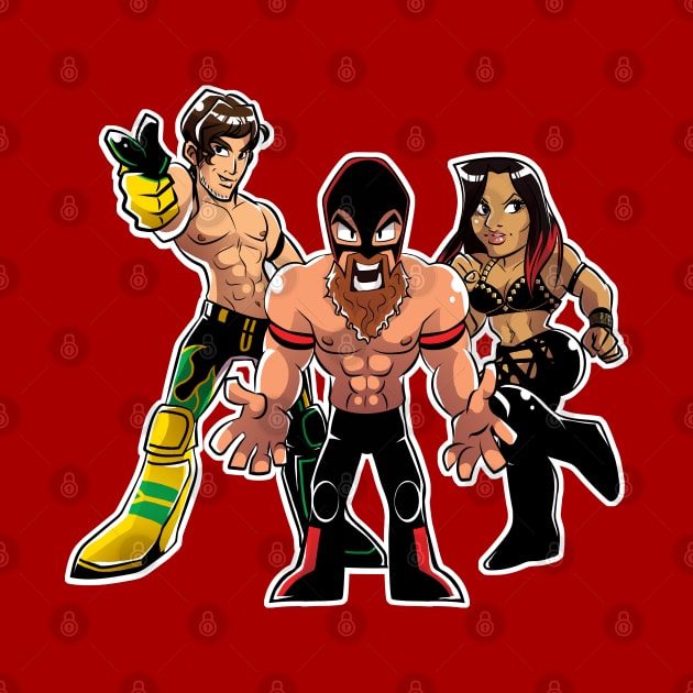 Lucha Underground Trios Champs by GalaxyEggToast