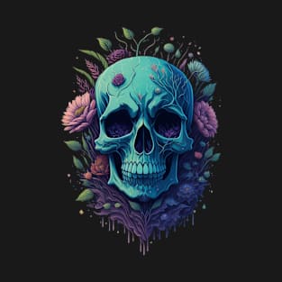 Skull and flowers T-Shirt