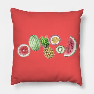 Tropical fruits Pillow