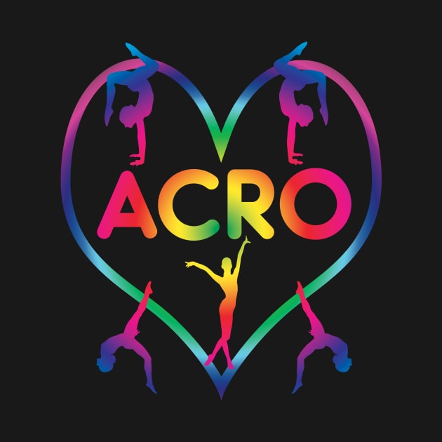 Rainbow Heart Acro by XanderWitch Creative