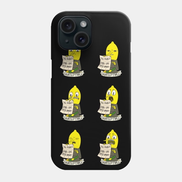 Lemongrab Phone Case by Plushism