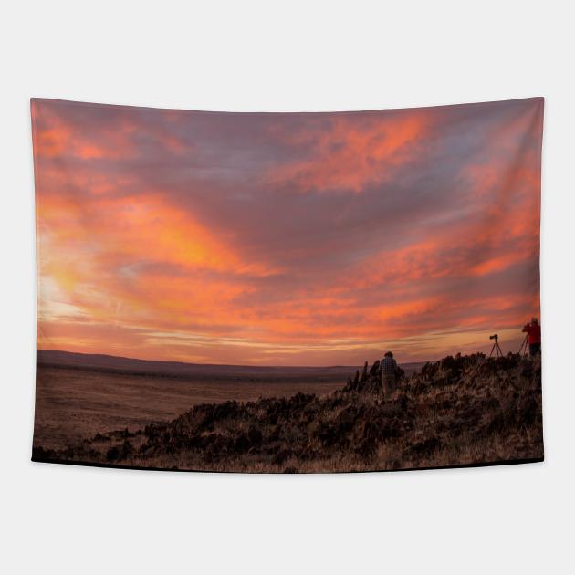 Namibian Sunset Tapestry by Memories4you