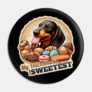 Confectioner Dachshund Pin