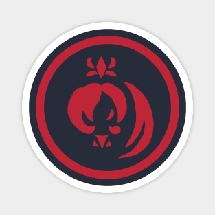 Red Rebel Faction Emblem Magnet