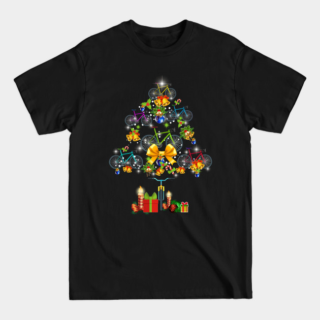 Discover Bicycle Christmas Tree - Christmas - T-Shirt