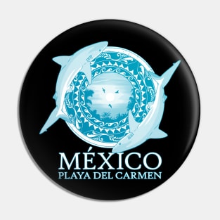 Caribbean Reef Shark Playa del Carmen Mexico Pin