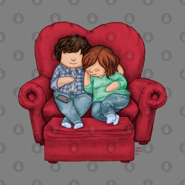 Cuddle Buddies by SarahWrightArt