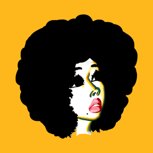 Afro Hair Look Beyond Your Future (Natural Hair TShirt) T-Shirt