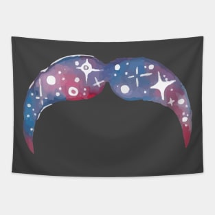 Awesome Space Mustache Tapestry