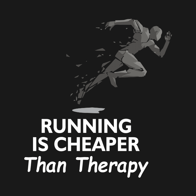 running is cheaper than therapy by paulnnodim