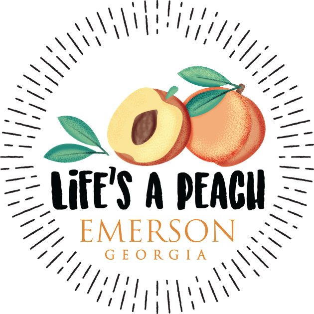 Life's a Peach Emerson, Georgia Kids T-Shirt by Gestalt Imagery