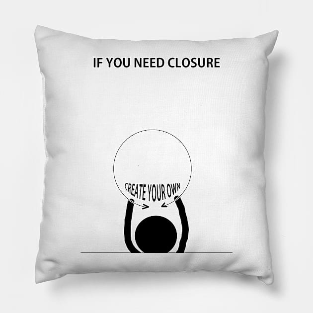 CLOSURE V3 Pillow by PeaceOfMind