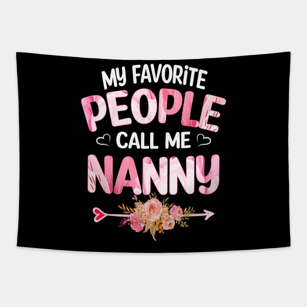 nanny my favorite people call me nanny Tapestry by Bagshaw Gravity