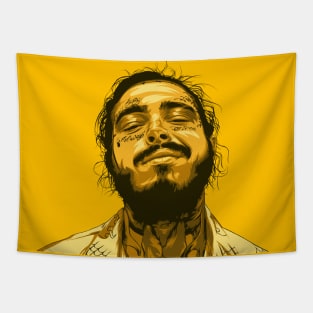 Post Malone Vector Art Tapestry