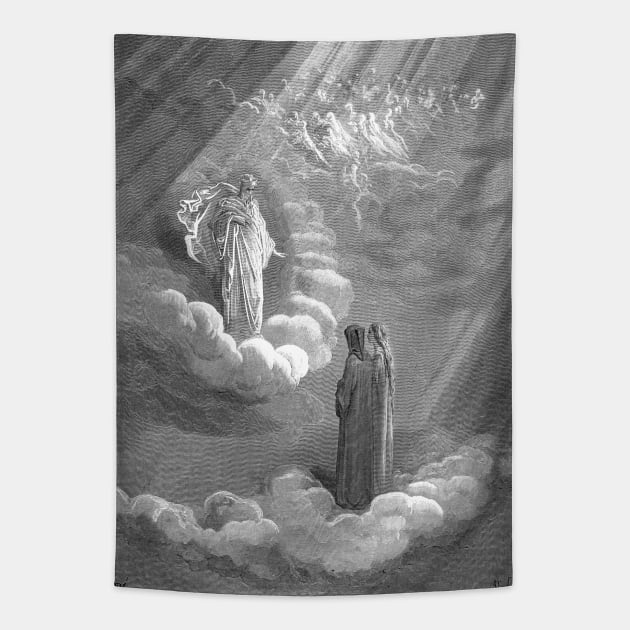 High Resolution Gustave Doré Paradiso Illustration Cacciaguida Tapestry by tiokvadrat