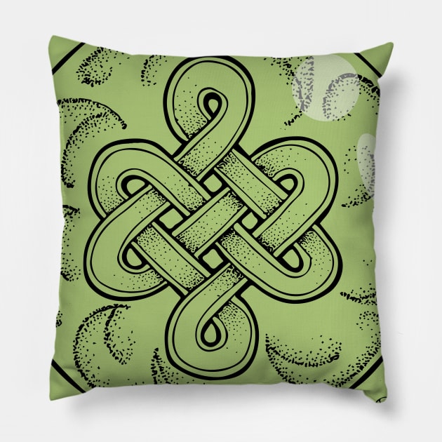Celtic Knot Bauble Pillow by GeorgiaGoddard