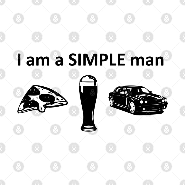 I am a simple man by Karroart
