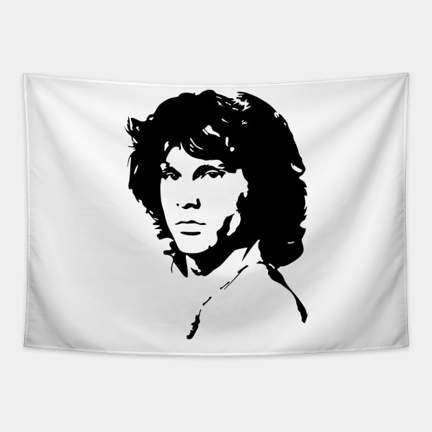 Jim Morrison Retro Tapestry by Print&fun