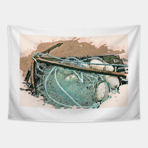 Anchor with Floats 5 Tapestry by Robert Alsop