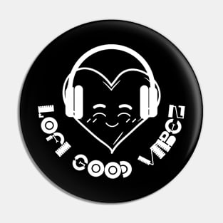 Lofi good vibez (dark background) Pin