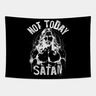 Not Today Satan Tapestry