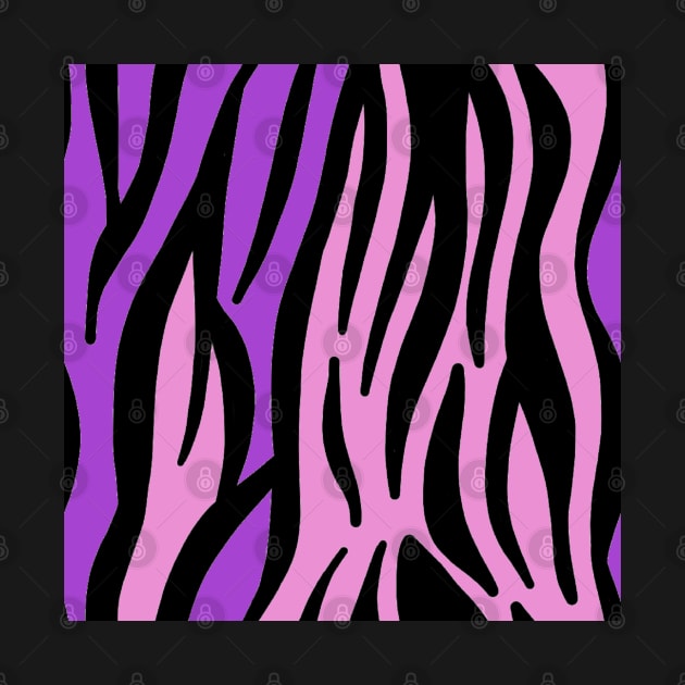 Purple and Pink zebra by ValinaMoonCreations