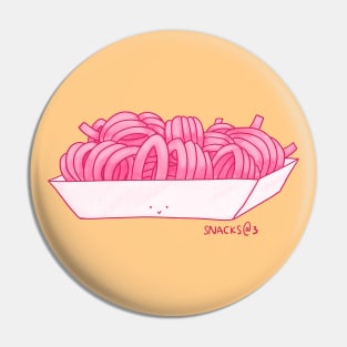 Curly Fries in PINK Pin