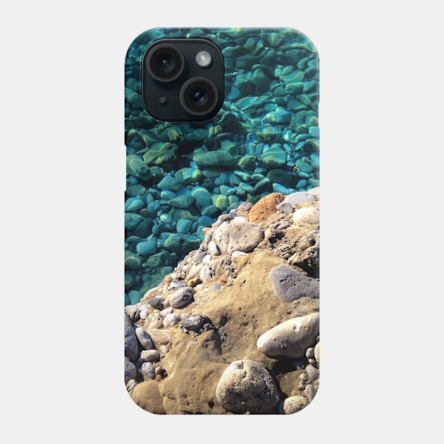 ROCKS AND WATER Phone Case by wanungara