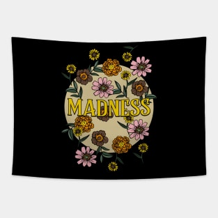 Madness Name Personalized Flower Retro Floral 80s 90s Name Style Tapestry