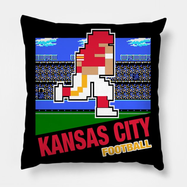 Kansas City Football Pillow by MulletHappens