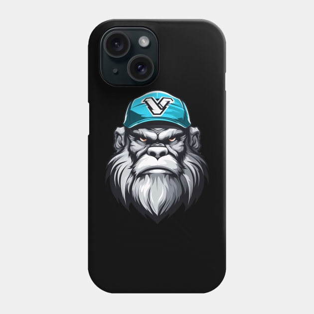 Serious Grandpa Yeti Bigfoot Sasquatch Phone Case by designs4days