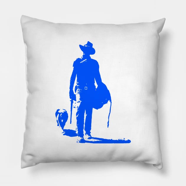 John Wayne // Vintage Style Pillow by Aqumoet