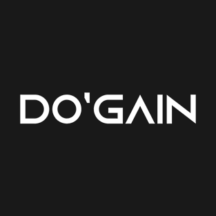 Do'gain (White) logo.  For people inspired to build better habits and improve their life. Grab this for yourself or as a gift for another focused on self-improvement. T-Shirt