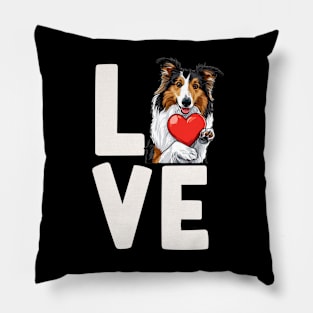 Shetland Sheepdog Love Pillow