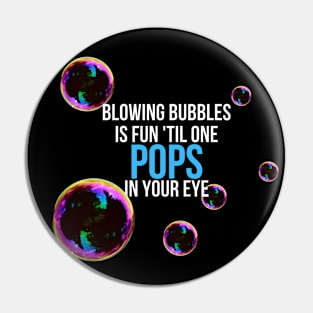 Blowing Bubbles Pin