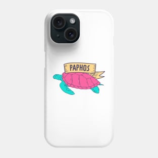 Paphos, Pafos Cyprus is my happy place turtle Phone Case