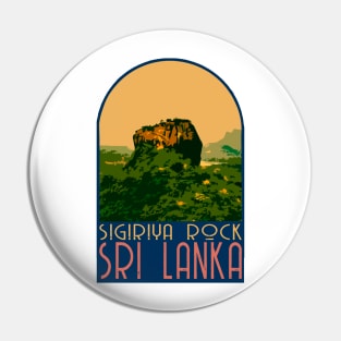 Sigiriya Sri Lanka Decal Pin