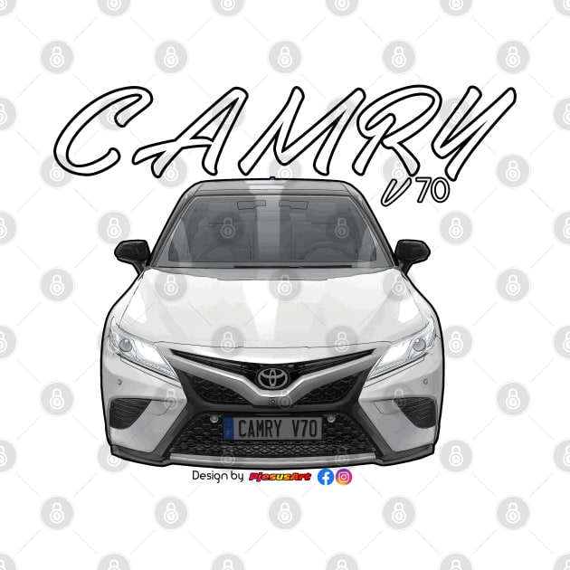 Toyota Camry V70 White by PjesusArt