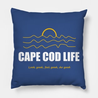 Cape Cod positive vibes Pillow