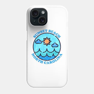 Sunset Beach, NC Summertime Vacationing Ocean Skyline Phone Case