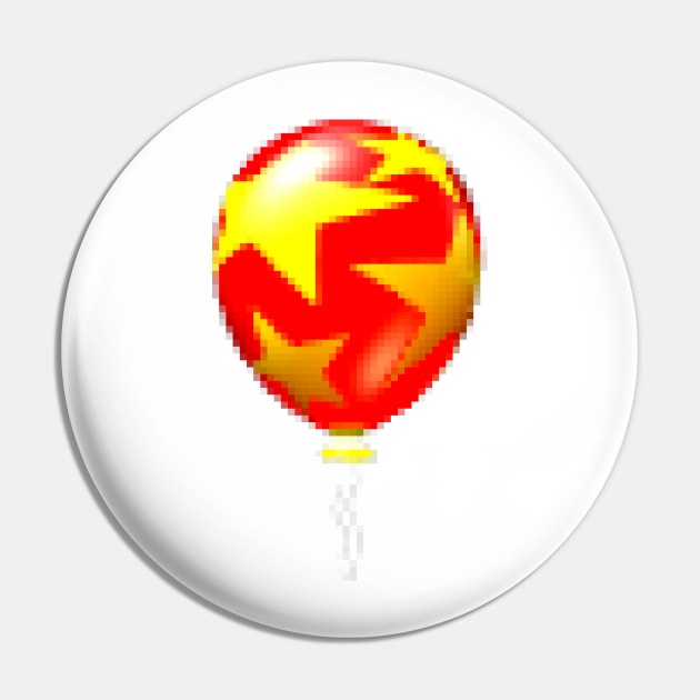 Red Balloon Sprite Pin by SpriteGuy95