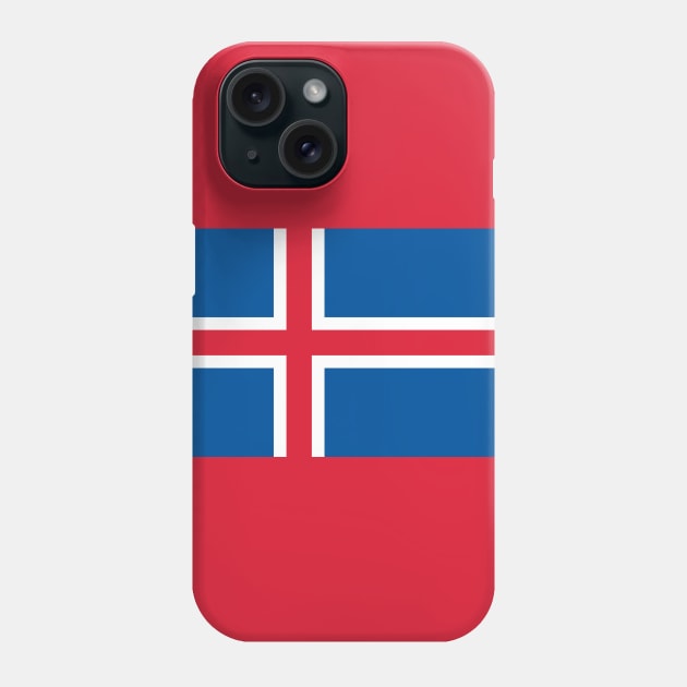 Flag of Iceland Phone Case by brigadeiro