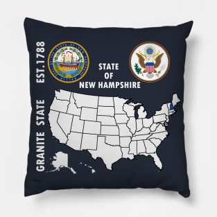 State of New Hampshire Pillow