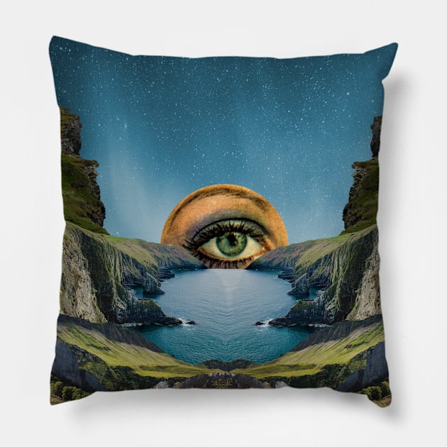 Watch Over You Pillow by leafandpetaldesign