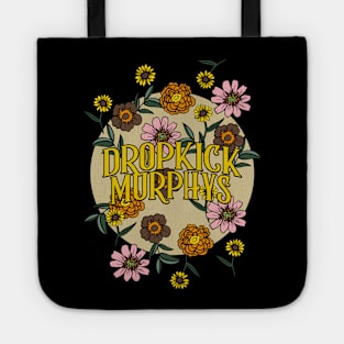 Dropkick Murphys Name Personalized Flower Retro Floral 80s 90s Name Style Tote