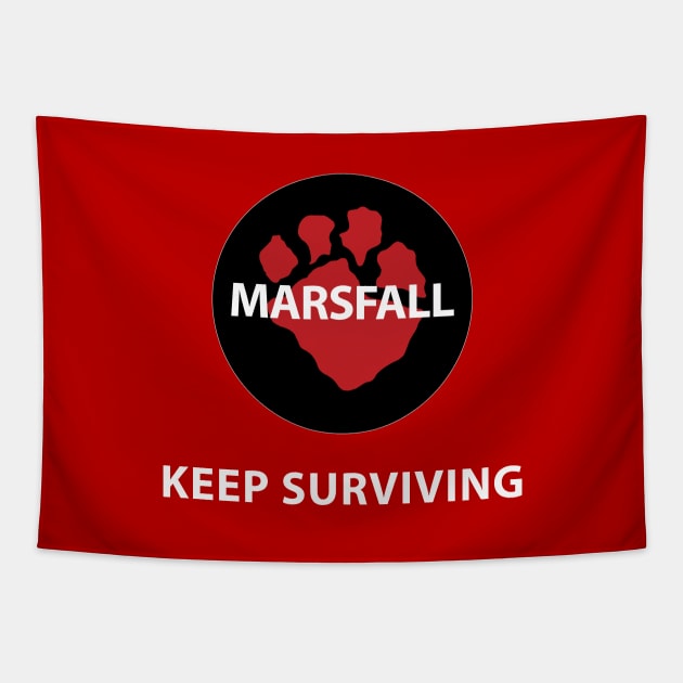 Keep Surviving Tapestry by Marsfall