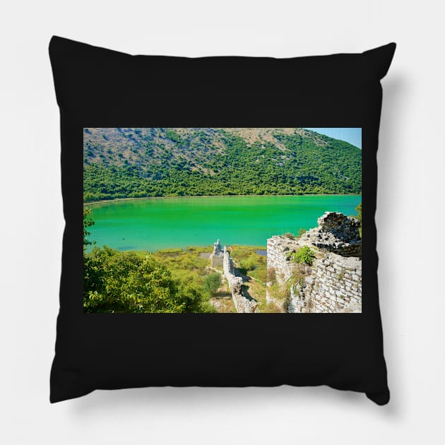 A View of Albania Pillow by golan22may
